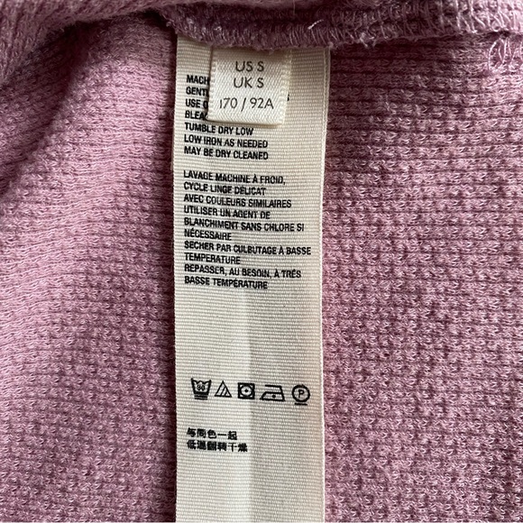 Free People Heart to Heart Henley Mauve S - Picture 11 of 12